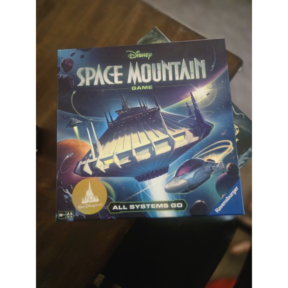 Disney Space Mountain All Systems Go Board Game‎ Ravensburger 50th Anniversary